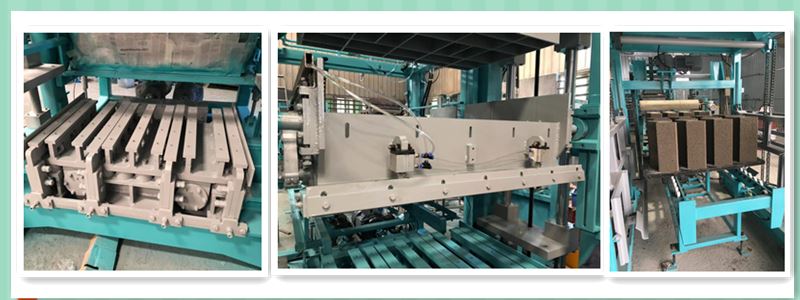 retaining block machine